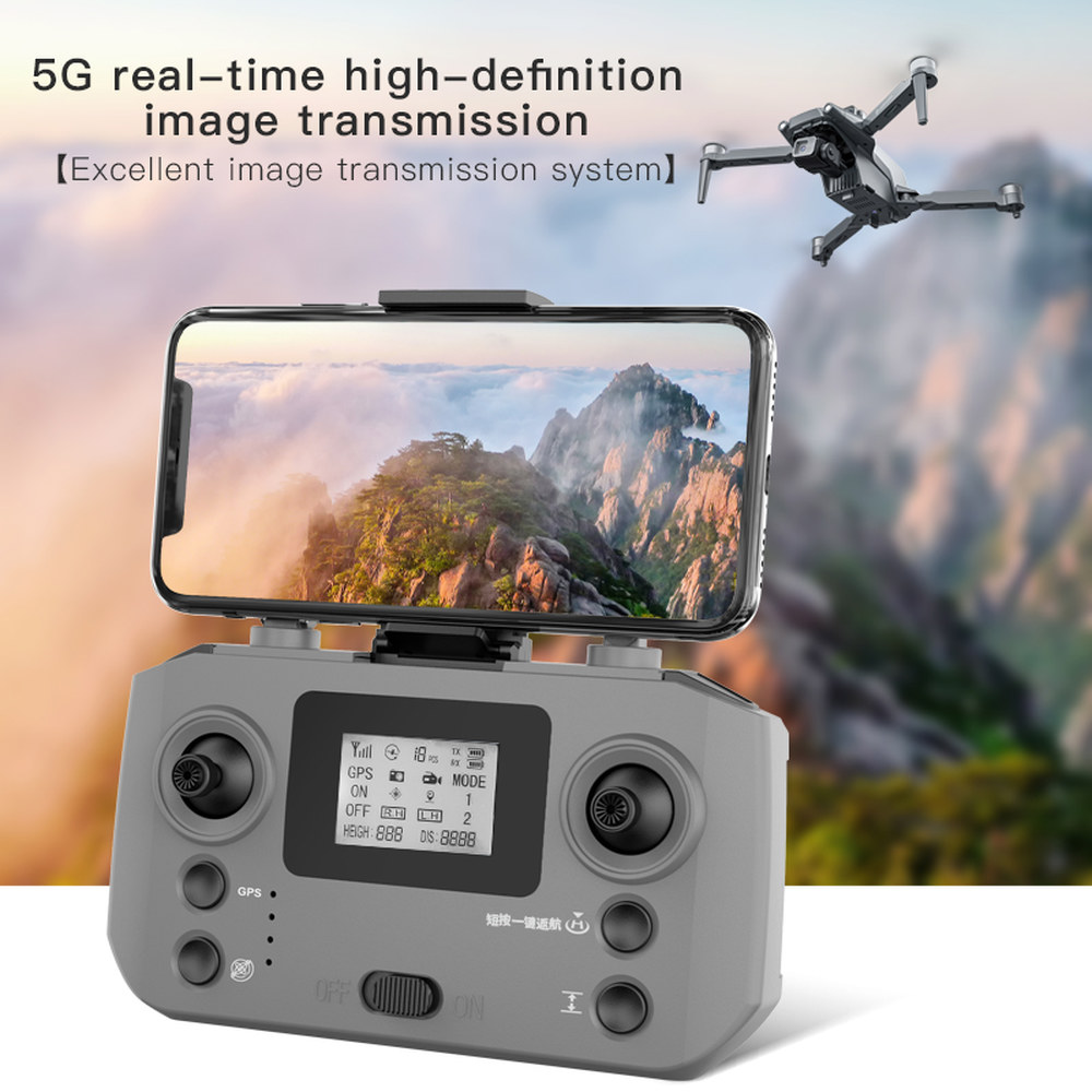 2024 L600 PRO MAX GPS 드론 5KM 4K 전문 HD 듀얼 카메라 3 축 짐벌 360 장애물 회피 Brushless Quadcopter
