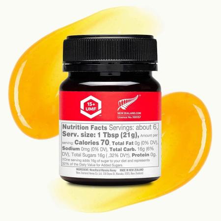 New Zealand Honey Co 생 마누카 허니 UMF 15 MGO 514 UMF 124 7g 4 4온스