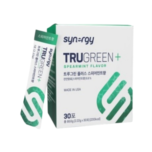 시너지월드와이드 트루그린 플러스 스피어민트향 2.22g x 30포