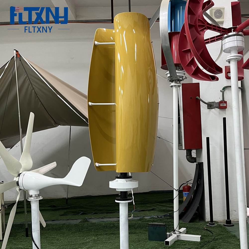 FLTXNY 자기 부상 저속 수직 풍력 터빈 시스템 발전소 튤립 에너지 5000W