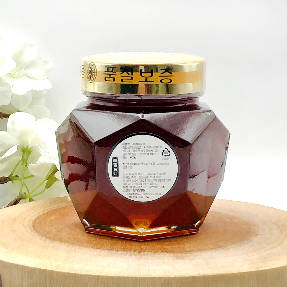탐라양봉원 제주메밀꿀 600g 천연벌꿀 100