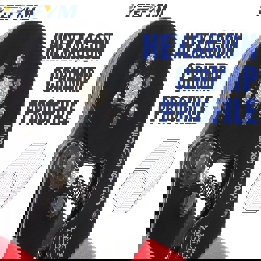 페룰 크림핑 도구 자체 조정 육각 와이어 크림퍼 플라이어 전기 회로 0 25 6 HSC8 6 6A AWG23 10