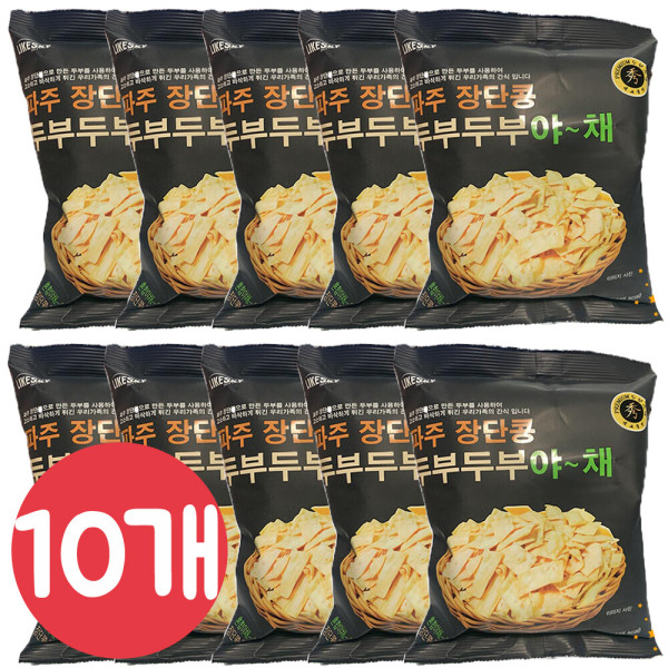 하늘처럼 하늘처럼 파주 장단콩 두부두부 야채 80gx10개꼬깔콘맛동산