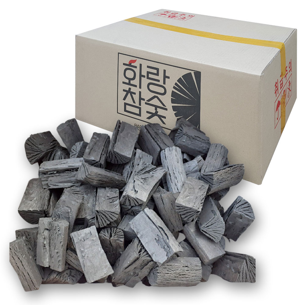 화랑 국내산 흑탄 참숯 3kg