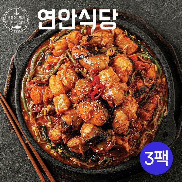 연안식당 연안식당 살가득 특 아구찜 700g x 3팩