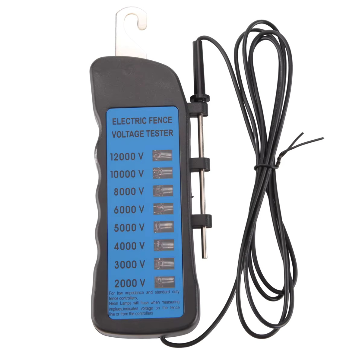 전압 전기 울타리 테스터 마당 펜싱 테스터 유명한 제품 2Kv -12Kv