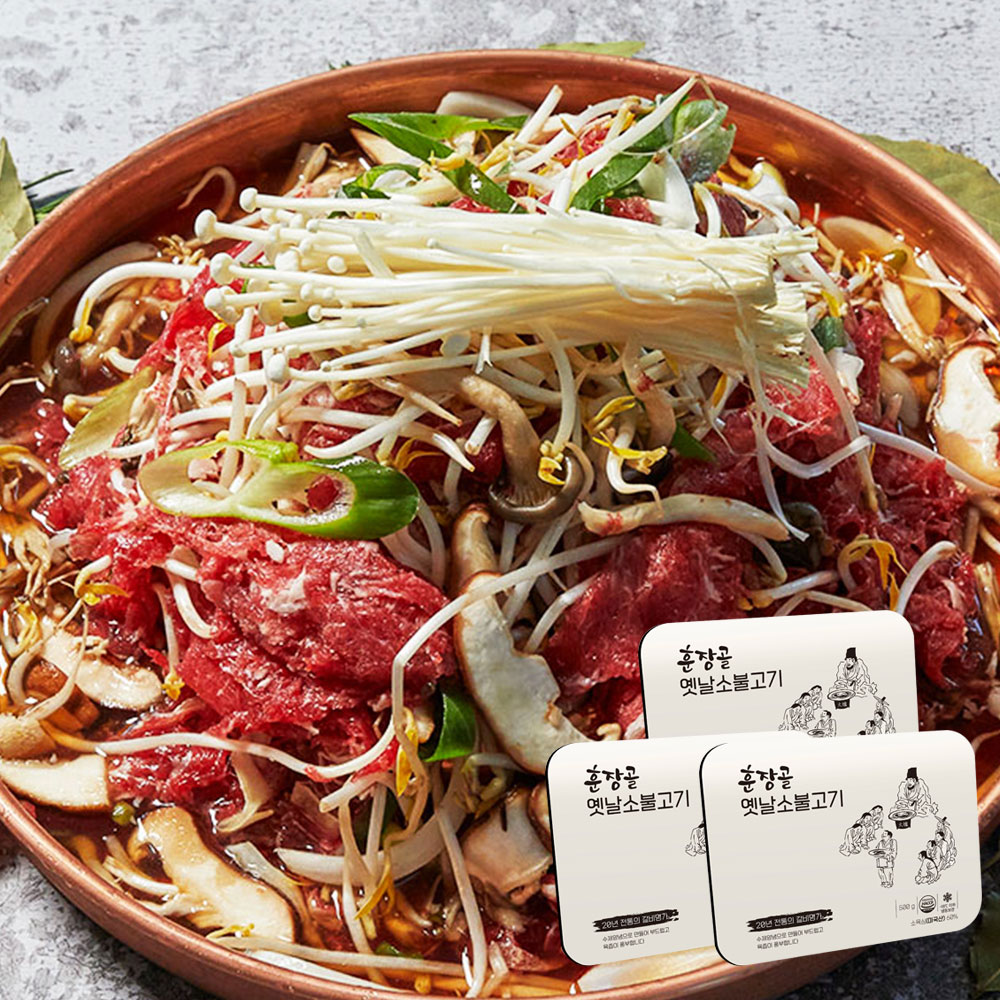 훈장골 옛날소불고기 500g x 3팩 4381352