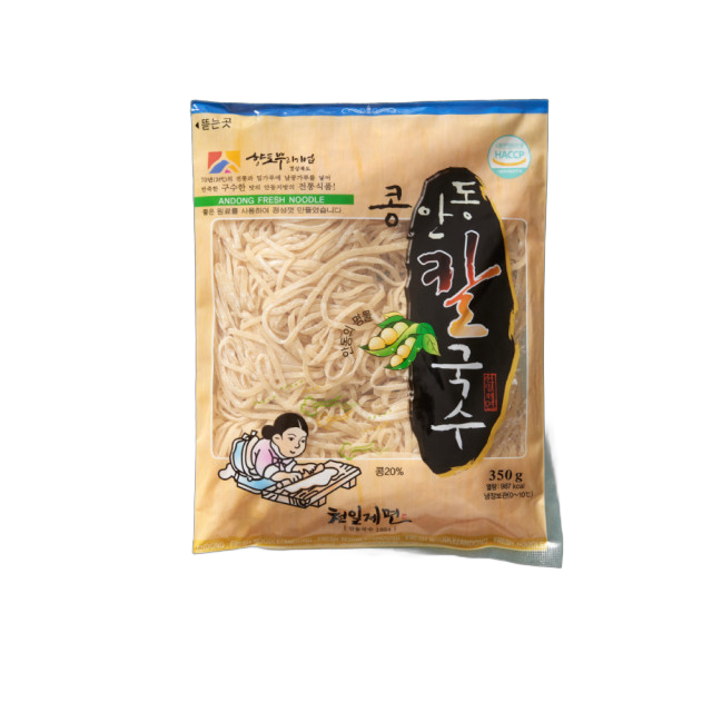 천일제면 안동 콩칼국수 350g X 10봉 1021601