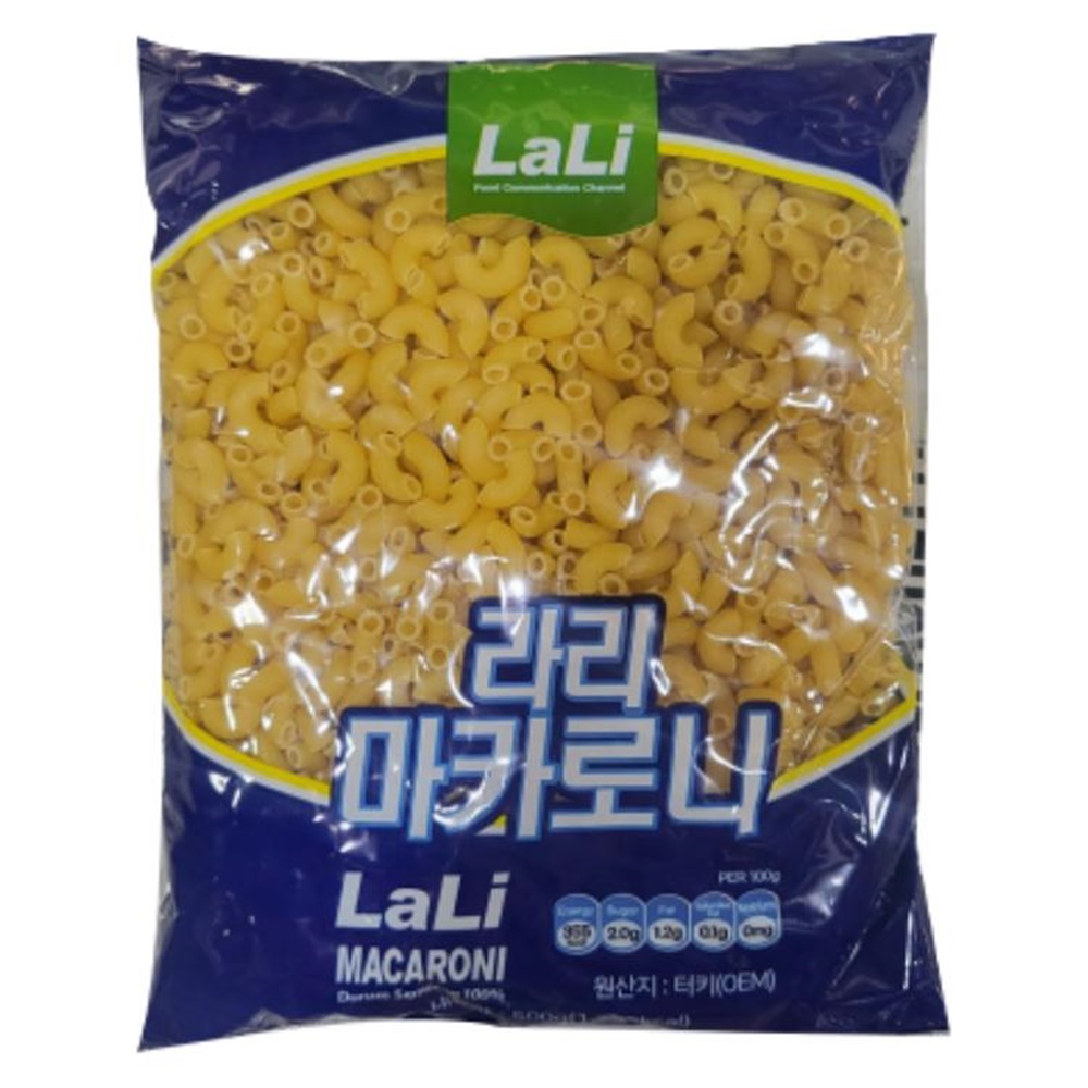 상도 라리 마카로니 500G WFFGN9V