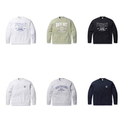 폴햄 공용 더블니트 맨투맨 PHE1TR3030
