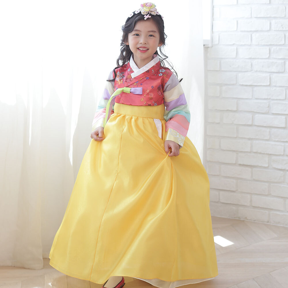 예닮 여아 한복 유아 아동 설빔 어린이 색동 여자 아이 어린이집 고급 예미란