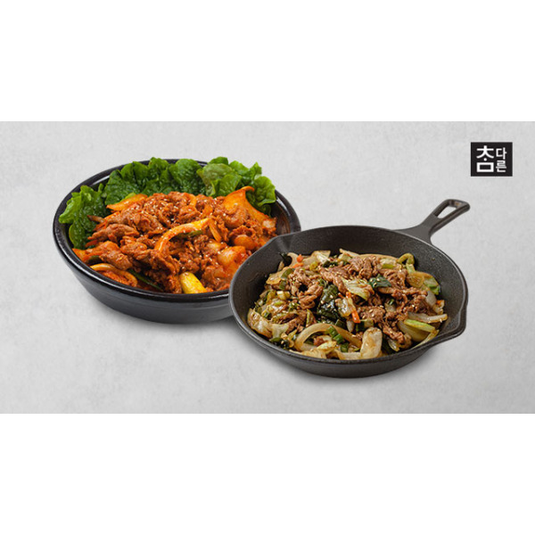 참다른 한돈 고추장 돼지불백 400g 간장 돼지불백 400g 총 800g
