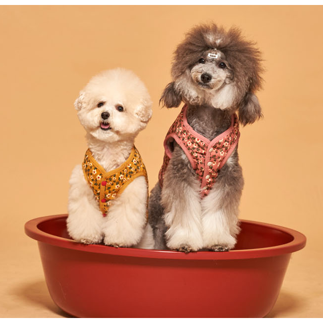 강아지 조끼 할매룩 김장룩 골덴 코듀로이 겨울옷 소형견 중형견 대형견 1개