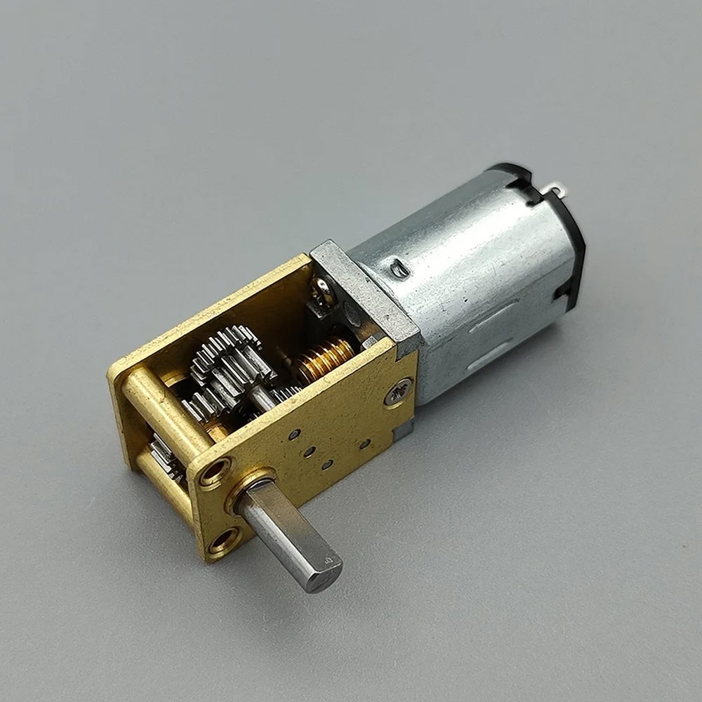 N20 풀 메탈 기어 박스 모터 DC 3V 6V 9V 12V 저속 고 토크 웜 DIY 스마트 자동차 로봇 잠금 4RPM-381RPM