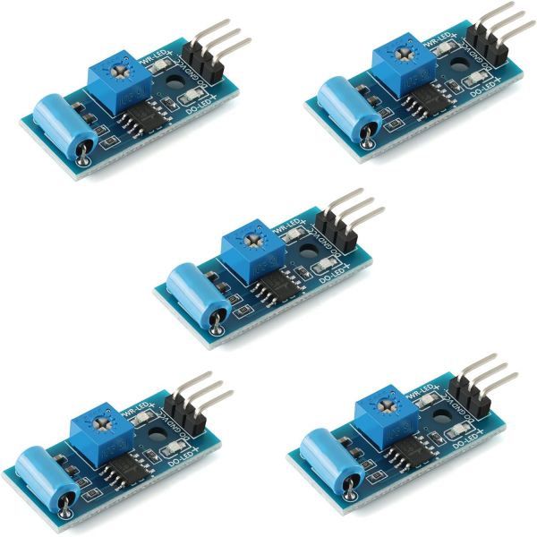 아두이노용 5Pcs 진동센서 모듈 진동스위치 알람센서 SW-420