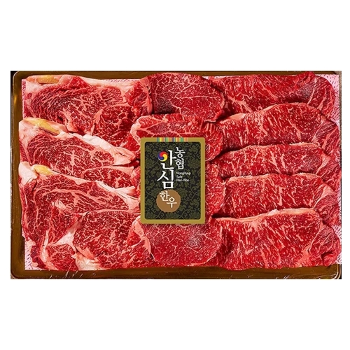 농협안심한우 1등급 구이1호 1.2kg