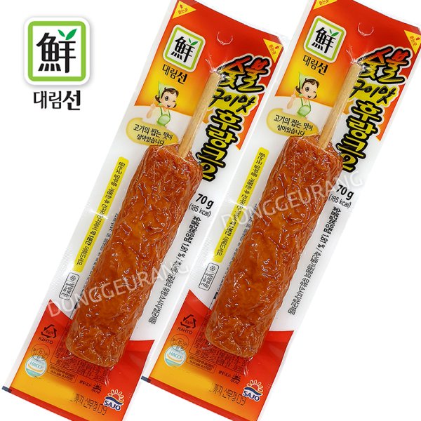 대림 핫바 70g x 30개 숯불후랑크2 핫도그 소세지