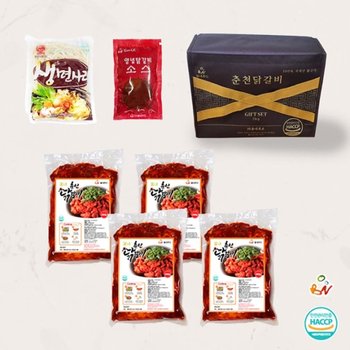 봄내푸드 봄내춘천닭갈비 500g 4팩 선물세트
