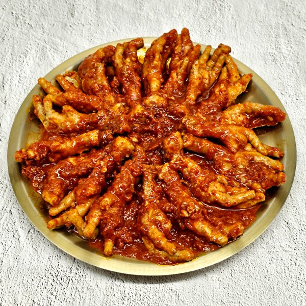 푸드 맛상 통뼈 국물닭발 900g x2개 매운닭발 뼈닭발 안주 캠핑 밀키트