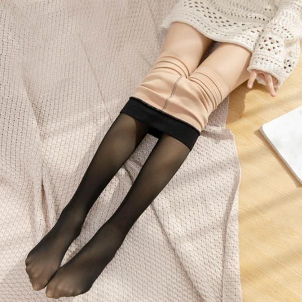 겨울 여성 정장 치마 코디 페이크 기모 스타킹