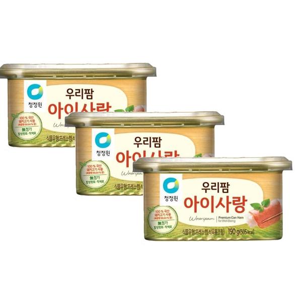 청정원 청정원 우리팜 아이사랑 190gx3개 간편식 맛있는