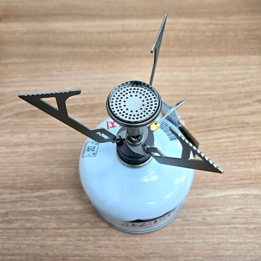 AMG 티타늄 스토브 백패킹 캠핑 초경량 가스 버너 파워포인트