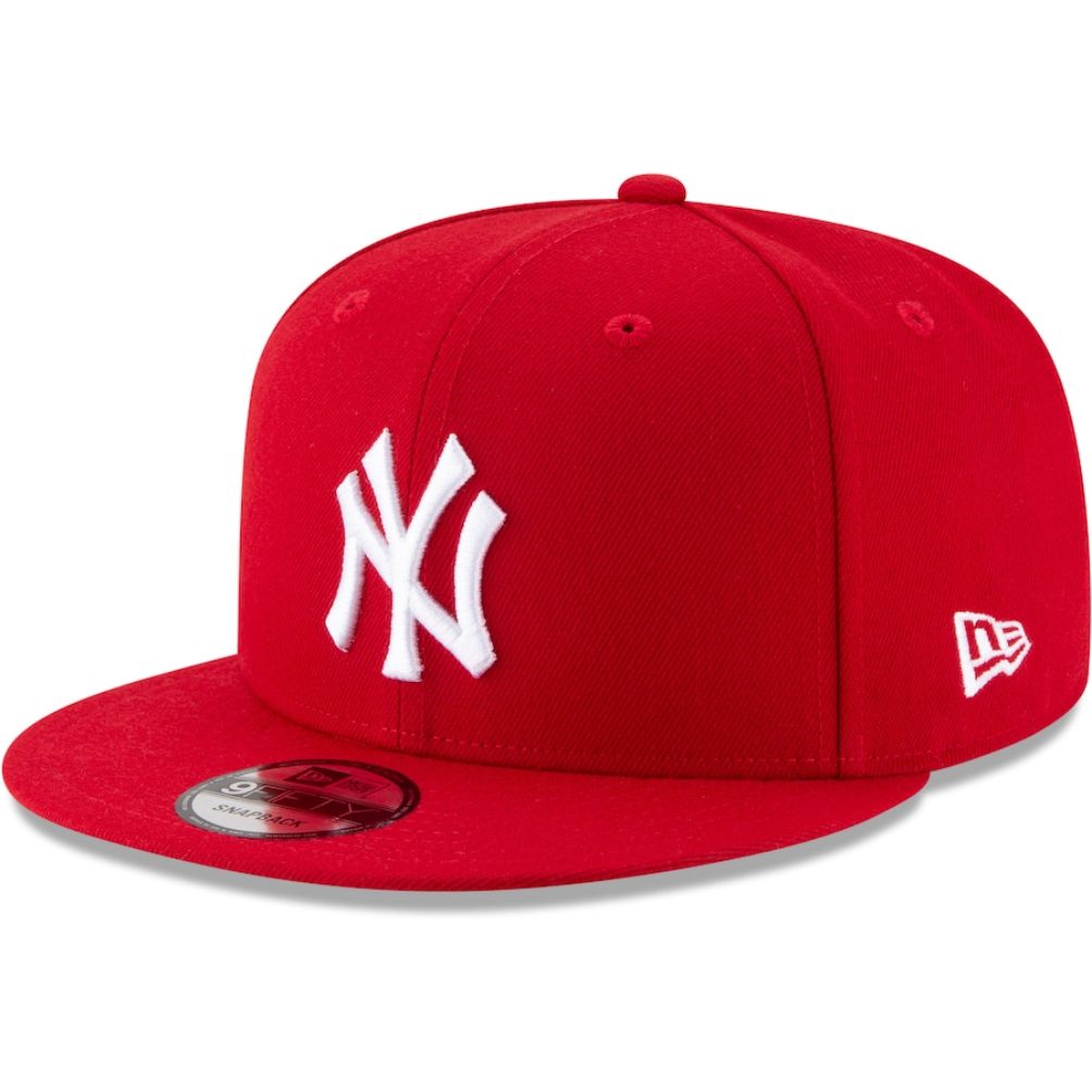 New Era MLB 9FIFTY 기본 조절 가능한 스냅백 모자 캡 프리 사이즈 뉴욕 양키스 멀티컬러