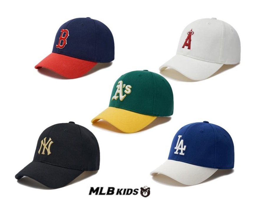MLB키즈 MLB 키즈 베이직 팀캡 7ACP1904N LE1215856996