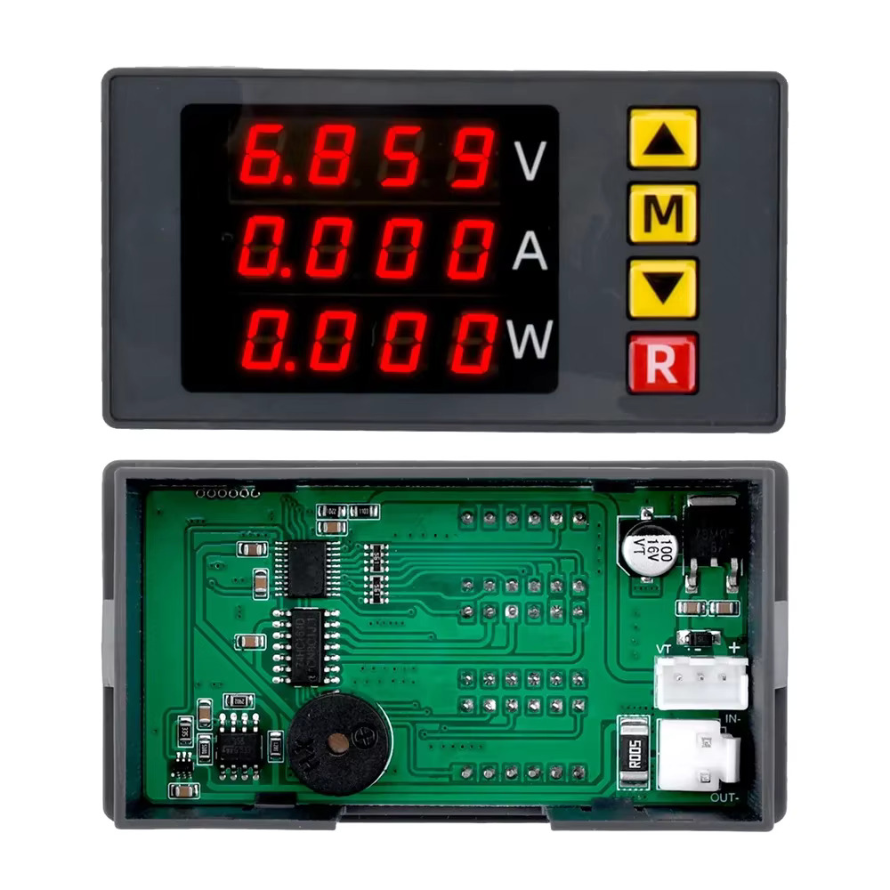 10A 1000W 디지털 전압계 전류계 전력계 에너지 미터 검출기 측정기 모니터 BM730 DC0-100V