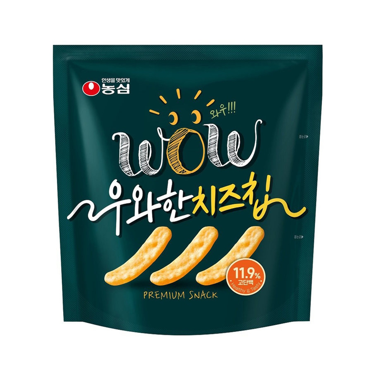 농심 우와한 치즈칩 42G