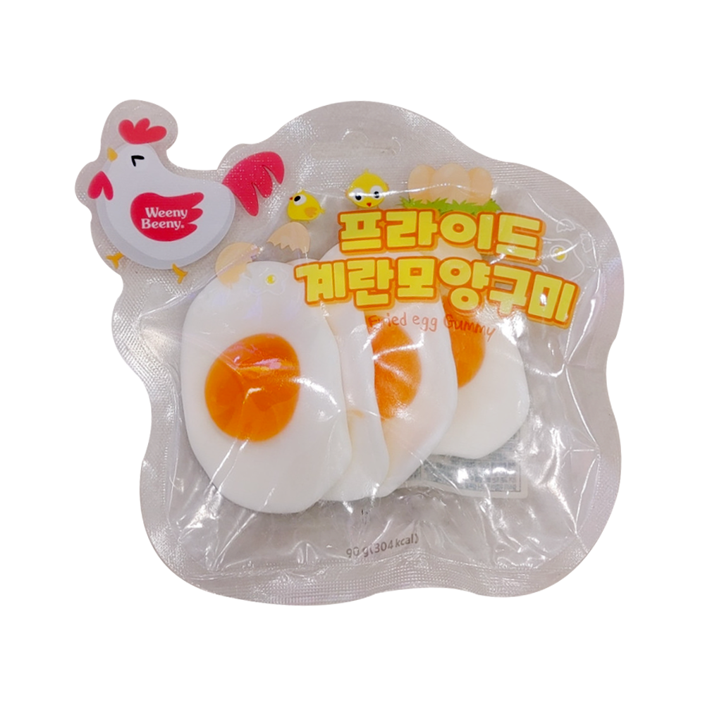 세븐일레븐 프라이드 계란모양구미 젤리간식 90g x 1개
