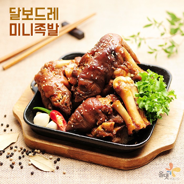 달보드레 미니족발 2족입 600g 수입산 1개