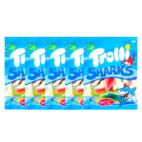 트롤리 젤리 상어모양 100g 5개 6F8