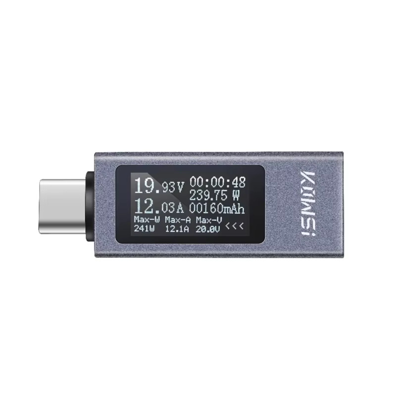 KOWSI USB 테스터 휴대전화 충전 감지기 C 전압계 전류계