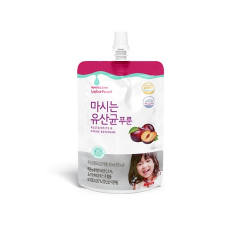 휴온스푸디언스 베베푸드 마시는 유산균 푸룬 80ml