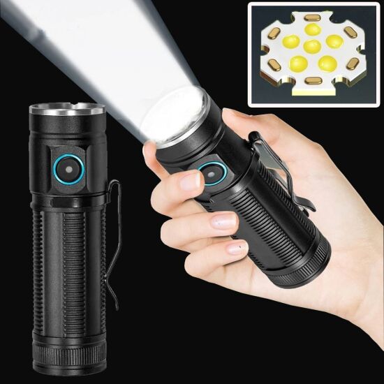 6x LED 야외 서치라이트 랜턴 손전등 후레쉬 360XHP