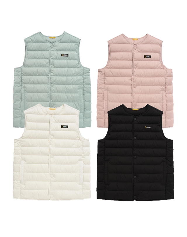 내셔널지오그래픽키즈 키즈 라운드넥 경량 덕 다운 K234UDV920