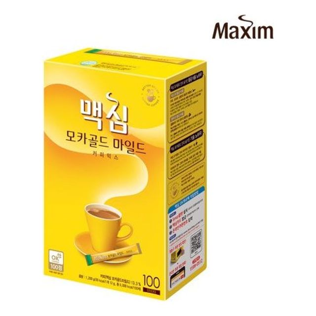 동서 동서 동서식품 맥심 모카골드 마일드 커피믹스 100개입