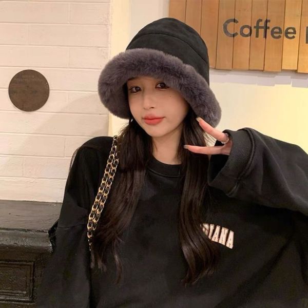 여성램스울털모자 겨울벙거지털모자
