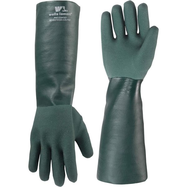 웰스 라몽 남성 18인치 화학장갑 그린 카운트팩 2개 18 Inch Glove