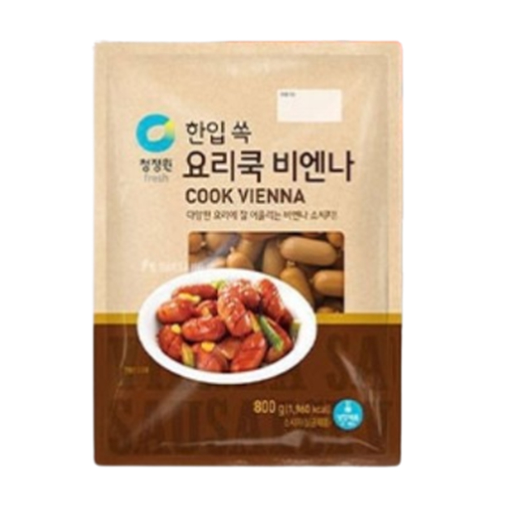청정원 요리쿡비엔나 800G 3개