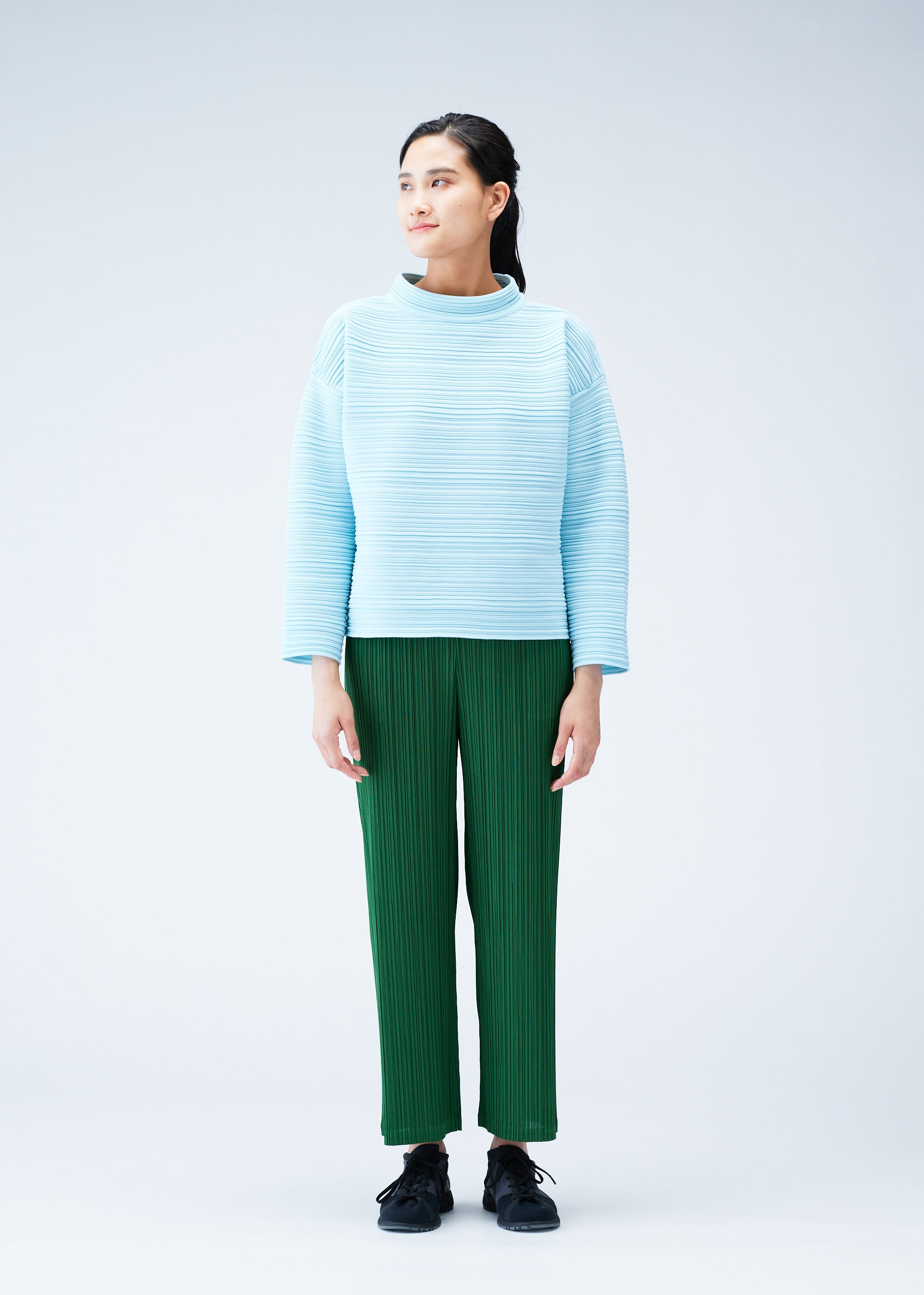 플리츠플리즈 이세이미야케 PLEATS PLEASE ISSEY MIYAKE CREPE KNIT니트 PP41KK821
