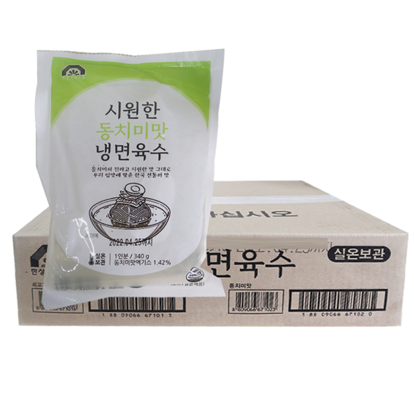 한상가득식품 한상가득 동치미맛 냉면육수 330gx30개 박스
