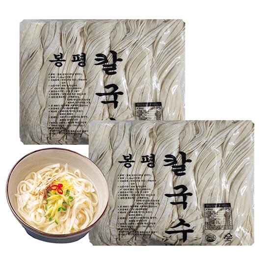 봉 옛날 칼국수 생면 -1 4kgx2봉 업소 전문용버섯칼국수