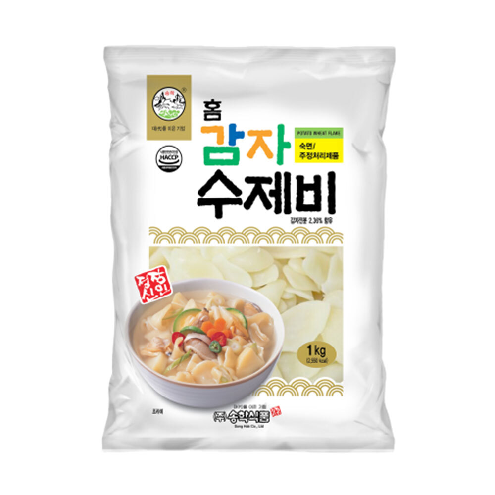 송학식품 송학 푸른들마켓 송학 감자수제비1kg