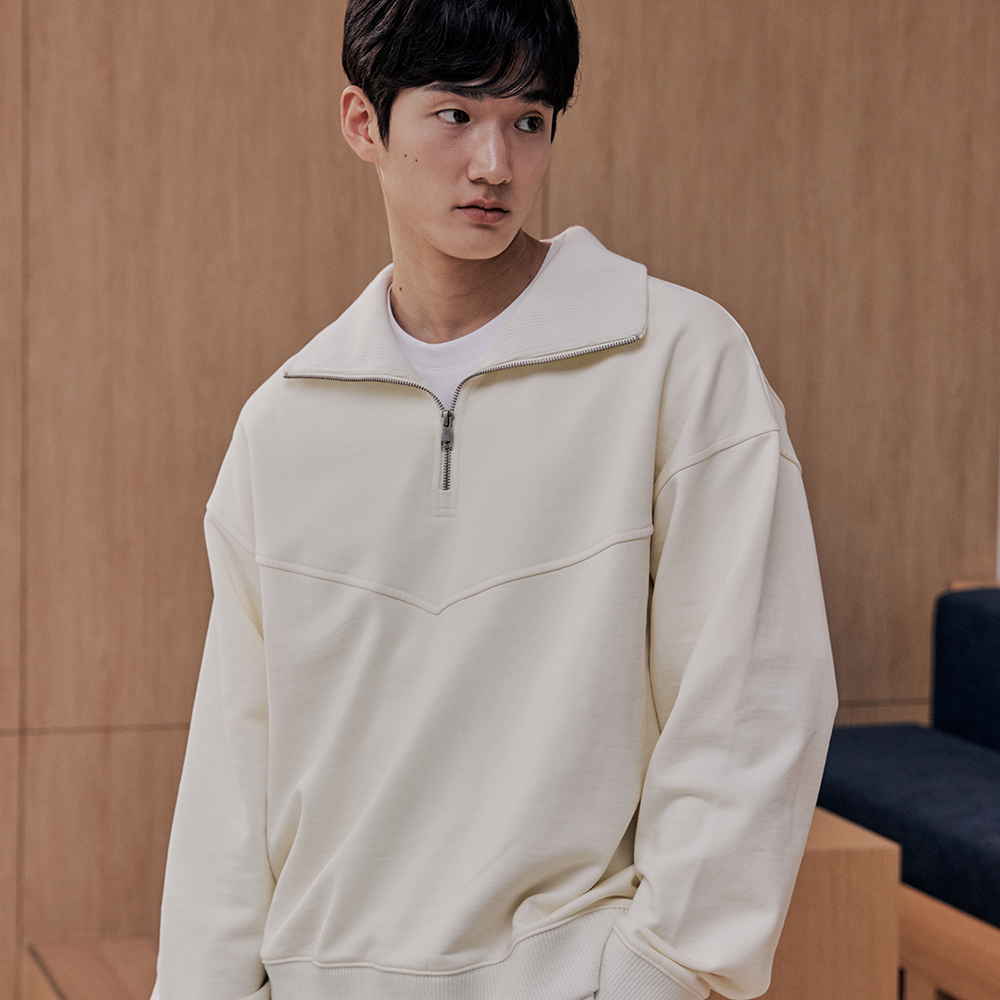 프로젝트엠 남성 하프집업 카라 맨투맨 EYE1TR1720