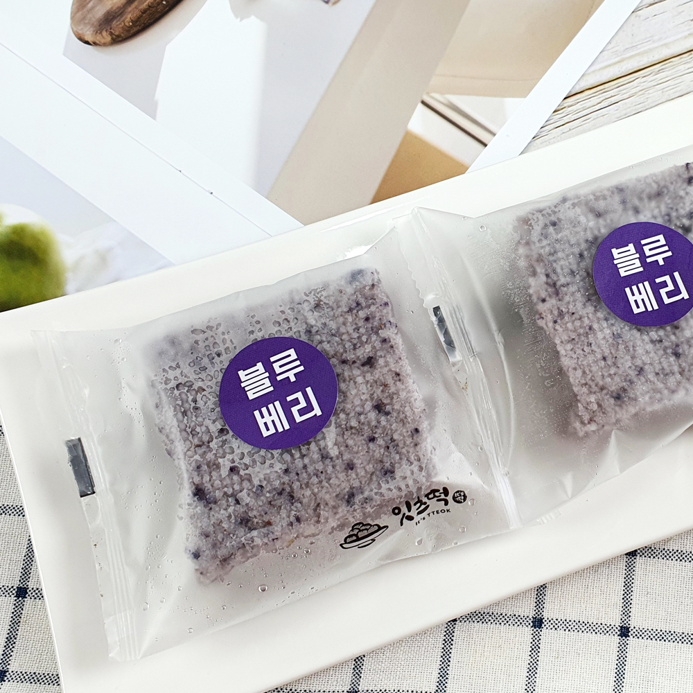 잇츠떡 잇츠떡 블루베리 설기떡 1되 36개 백설기 맛집 부모님 간식 답례 명절 선물 맛있는떡