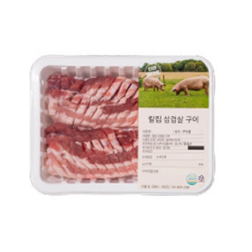 이마트 미트센터 한돈 칼집 삼겹살 구이 300g