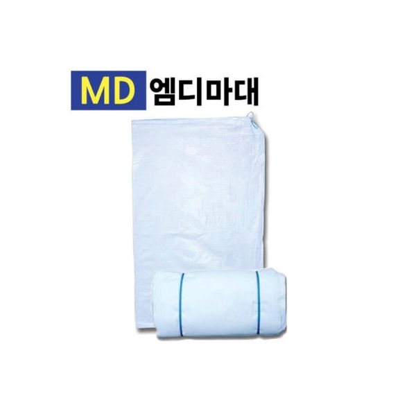 UNKNOWN MD마대 신재마대 대형40Kg 대용량 W550xL860mm 100개 끈O
