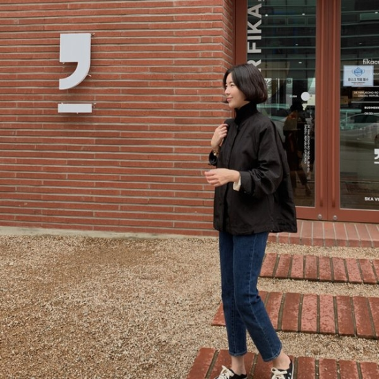 코코블랙 시보리 블루종jk